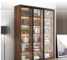 起居室效果圖設(shè)計(jì)，小客廳應(yīng)該買怎樣的展示柜？