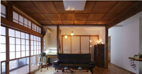 客廳家具裝修設(shè)計(jì)，日式客廳墻漆適合什么顏色？