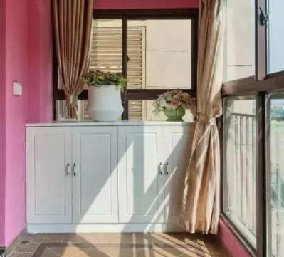 【實(shí)木地柜】陽(yáng)臺(tái)上做個(gè)地柜，好看又實(shí)用