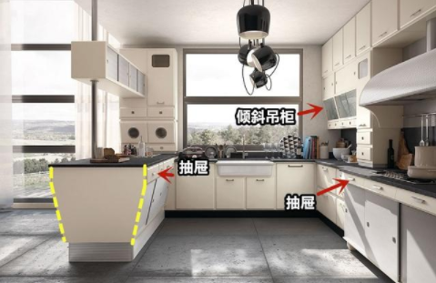 廚房墻磚改造：廚房你們會(huì)這樣定制地柜嗎？