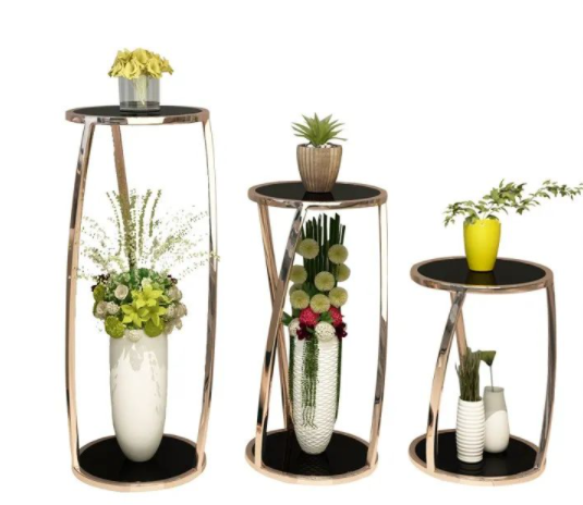 鐵藝花架子模型，不銹鋼花架的選購(gòu)技巧