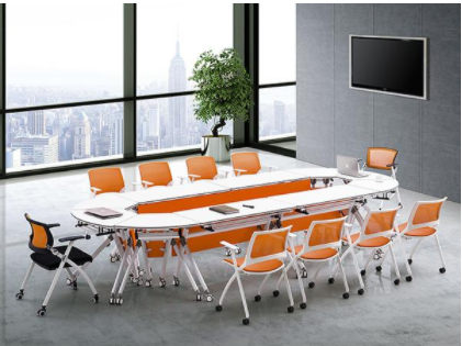 創(chuàng)意平板折疊桌：折疊會議桌的顏色和材質(zhì)選擇