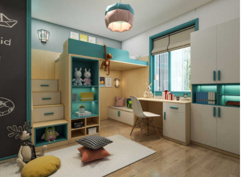 【兒童房設(shè)計(jì)與裝修】兒童房定制家具的時(shí)候，顏色有什么講究嗎？