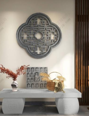 上海室內(nèi)裝修風(fēng)格：新中式室內(nèi)裝修磚雕元素運用設(shè)計效果圖